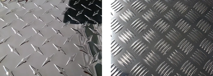 3003 6061 diamond tread aluminum sheet in silver 3003 6061 diamond tread aluminum sheet in silver